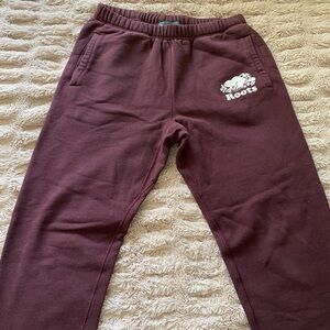 Roots Sweatpants - Burgundy